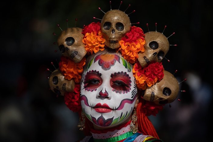 Meksika'da 'Ölüler Günü' festivali