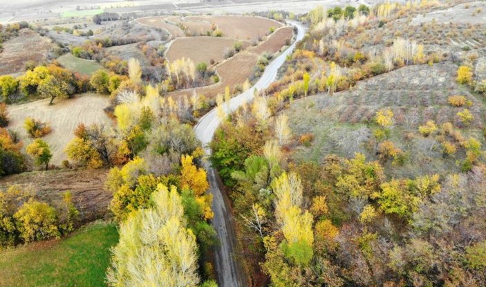 Erzincan sonbahar renklerine büründü