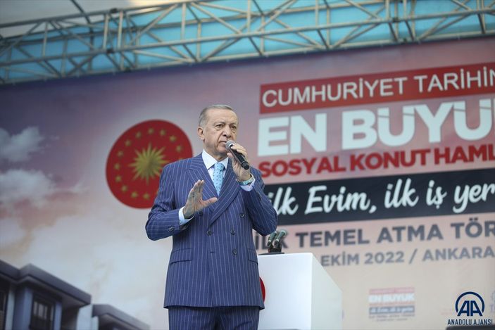 Cumhurbaşkanı Erdoğan: 2028'e kadar 500 bin konutu teslim edeceğiz