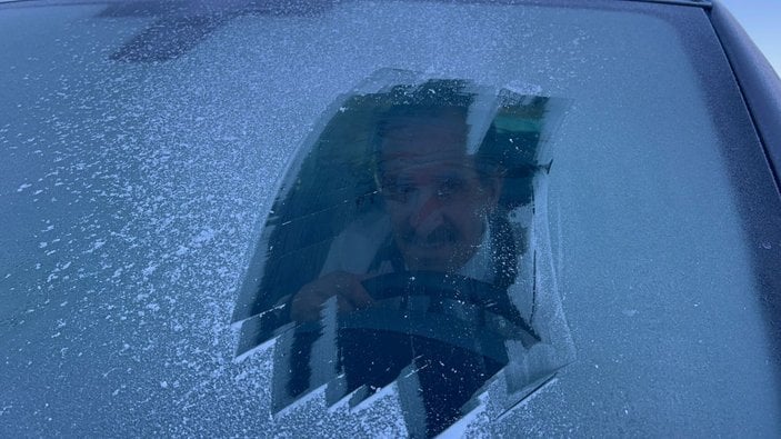 Kars'ta hava sıcaklığı eksi 8 dereceyi gördü