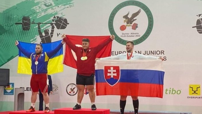 Milli halterci Ali Oflaz Avrupa şampiyonu oldu