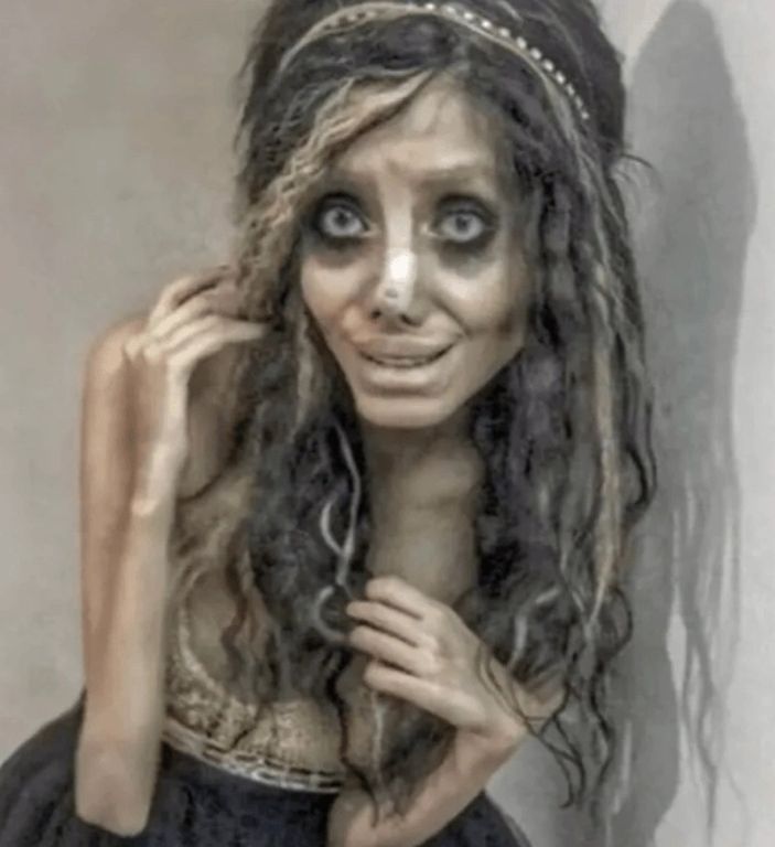 “Zombie Angelia Jolie” hapishaneden çıktı! Son görüntüsü korkuttu...