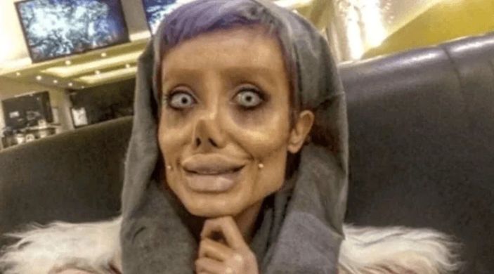 “Zombie Angelia Jolie” hapishaneden çıktı! Son görüntüsü korkuttu...