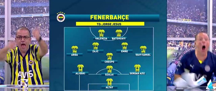 3-3'lük Rennes maçında FB TV spikerleri coştu