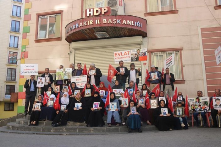 Diyarbakır'da evlat nöbetindeki aile sayısı 318 oldu
