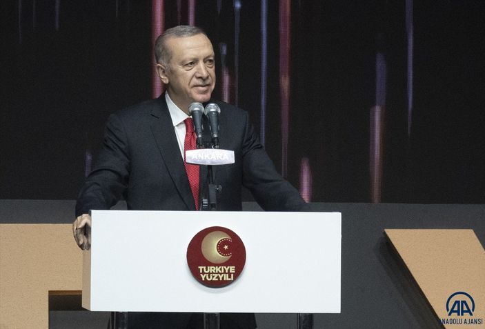 Cumhurbaşkanı Erdoğan Türkiye Yüzyılı vizyon belgesini açıkladı