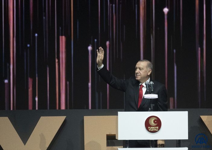 Cumhurbaşkanı Erdoğan Türkiye Yüzyılı vizyon belgesini açıkladı