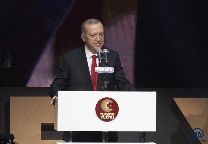 Cumhurbaşkanı Erdoğan Türkiye Yüzyılı vizyon belgesini açıkladı