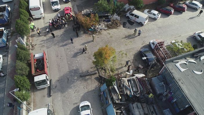 d İkitelli'deki Esenler Sanayi Sitesi'nde patlama