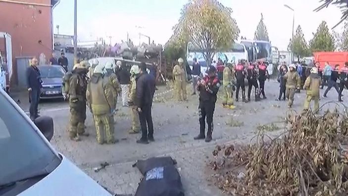 d İkitelli'deki Esenler Sanayi Sitesi'nde patlama