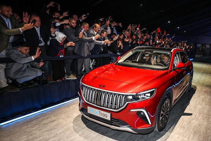 a Yerli otomobil Togg banttan indi