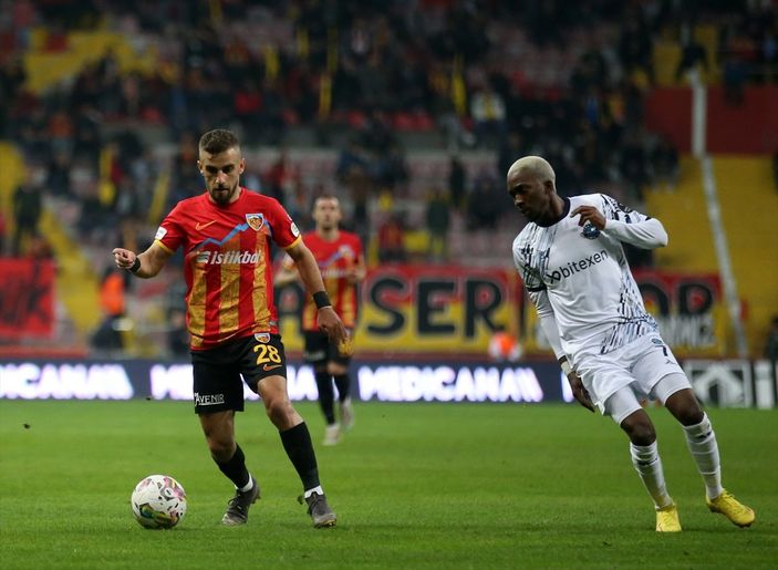 a Kayserispor ile Adana Demirspor berabere kaldı