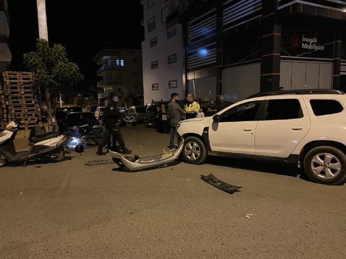 Antalya'daki kazada 14 yaşındaki motosikletli yaralandı