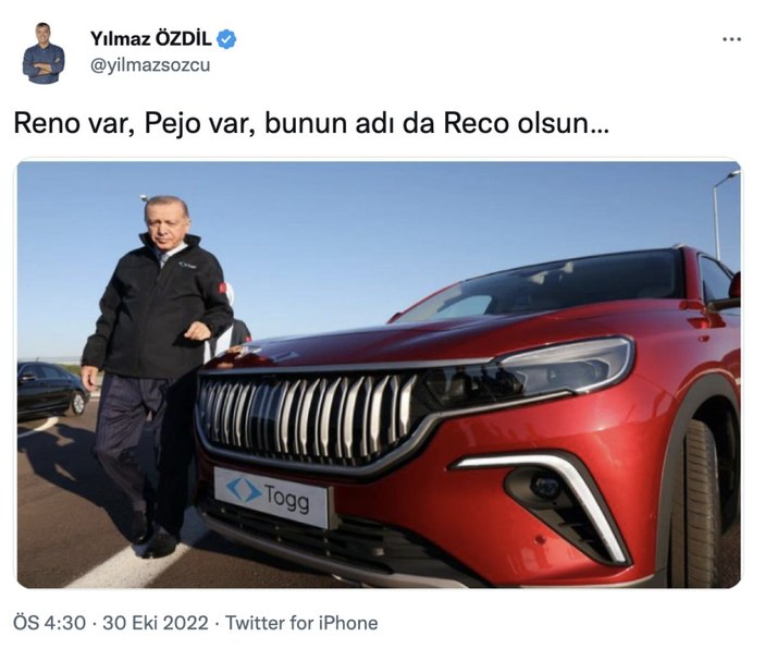 Yerli oto heykel manyaklarını çıldırttı