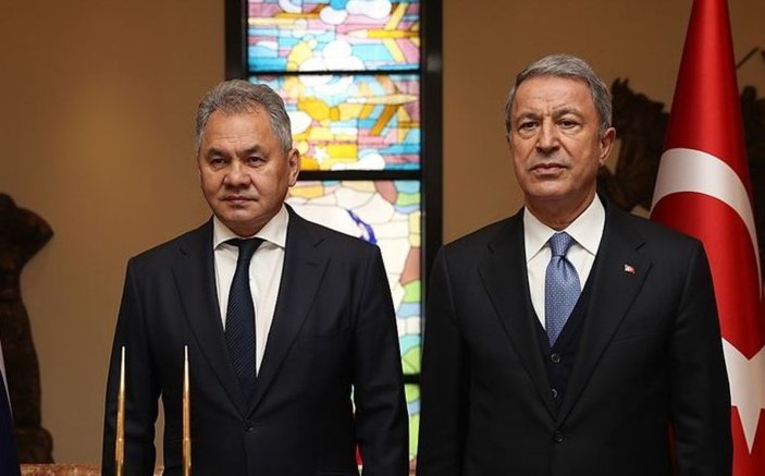 Hulusi Akar, Rus mevkidaşıyla görüştü