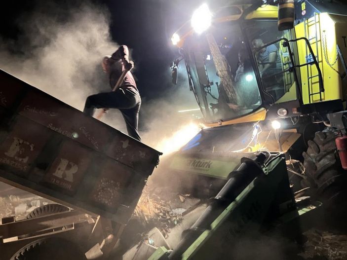 Mardin'de güvenlik önlemi almayan çiftçi, yürekleri ağza getirdi