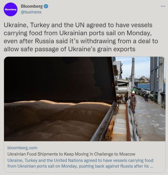 Dünya basını, Türkiye, Ukrayna ve BM arasındaki tahıl anlaşmasını yazdı