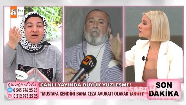 Mustafa Mehmetoğlu ve Selma Kütük kavgası Esra Erol'u çileden çıkardı! Sebebi ise 