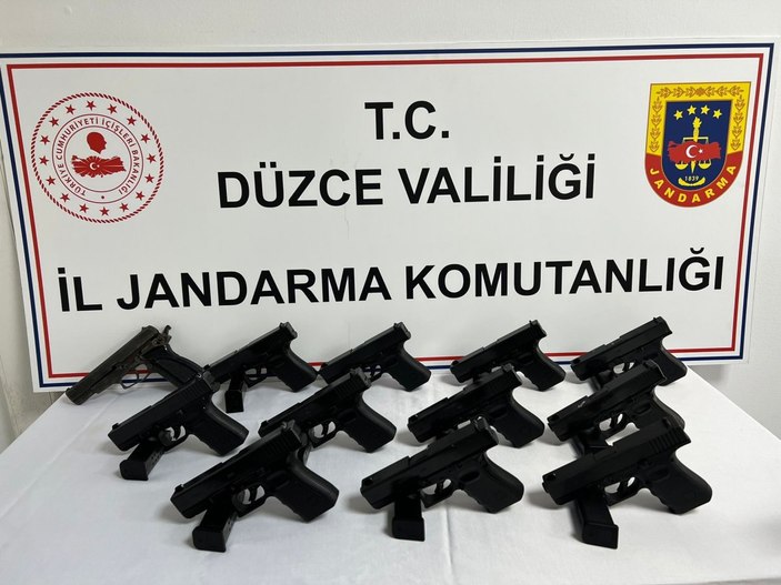 Düzce’de silah kaçakçılığı operasyonu: 1 gözaltı