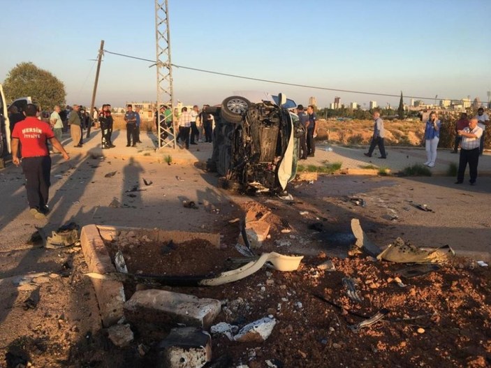 Mersin'de öğrenci servisi ile otomobil çarpıştı: 7 yaralı