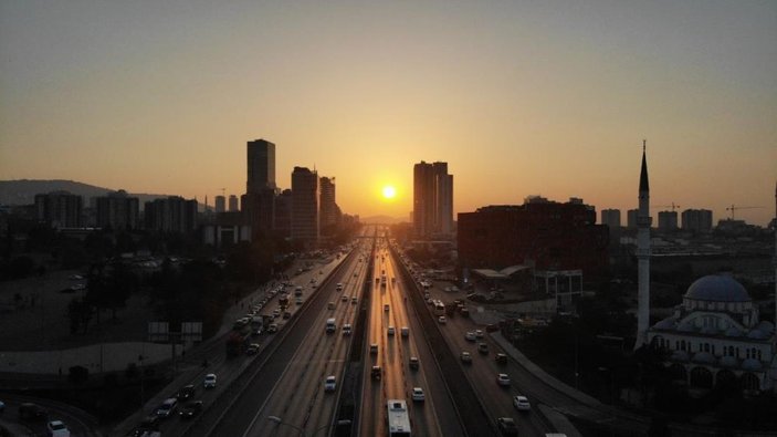 İstanbul'da gün doğumu