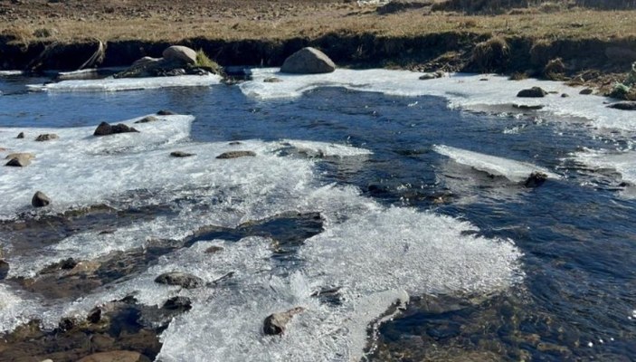 Kars Sarıkamış'ta hava sıcaklığı eksi 10'a kadar düştü