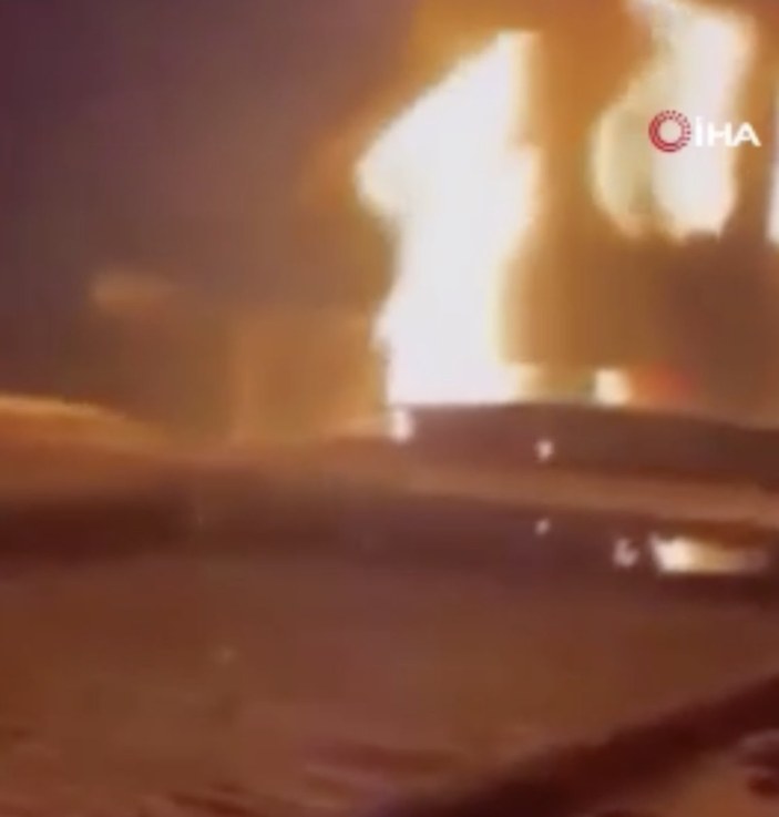 Irak'ta yangın çıkan binada çökme: 10 yaralı