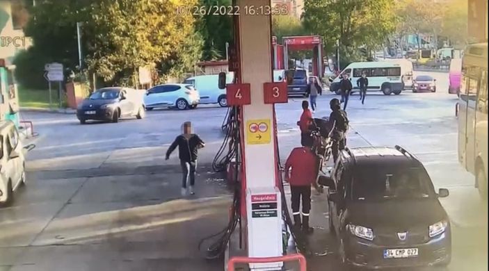 İstanbul’da akaryakıt istasyonunda küfür kavgası