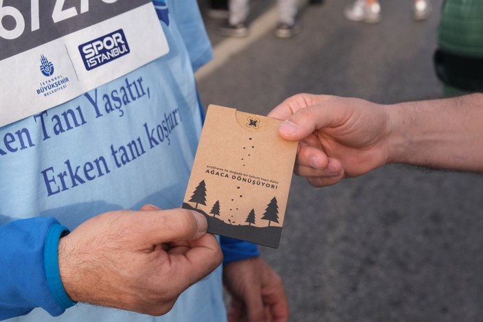 Akciğer kanserini yenen hastalar Avrasya maratonuna katıldı