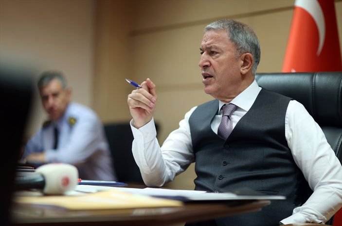 a Hulusi Akar: ABD'li askeri heyet Türkiye'de