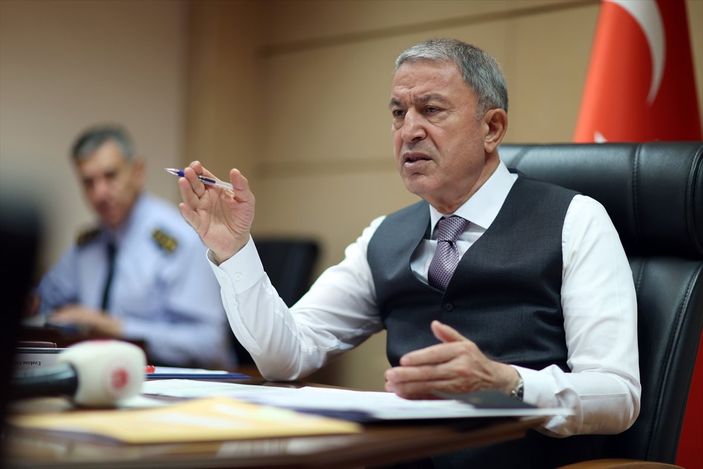 a Hulusi Akar: ABD'li askeri heyet Türkiye'de