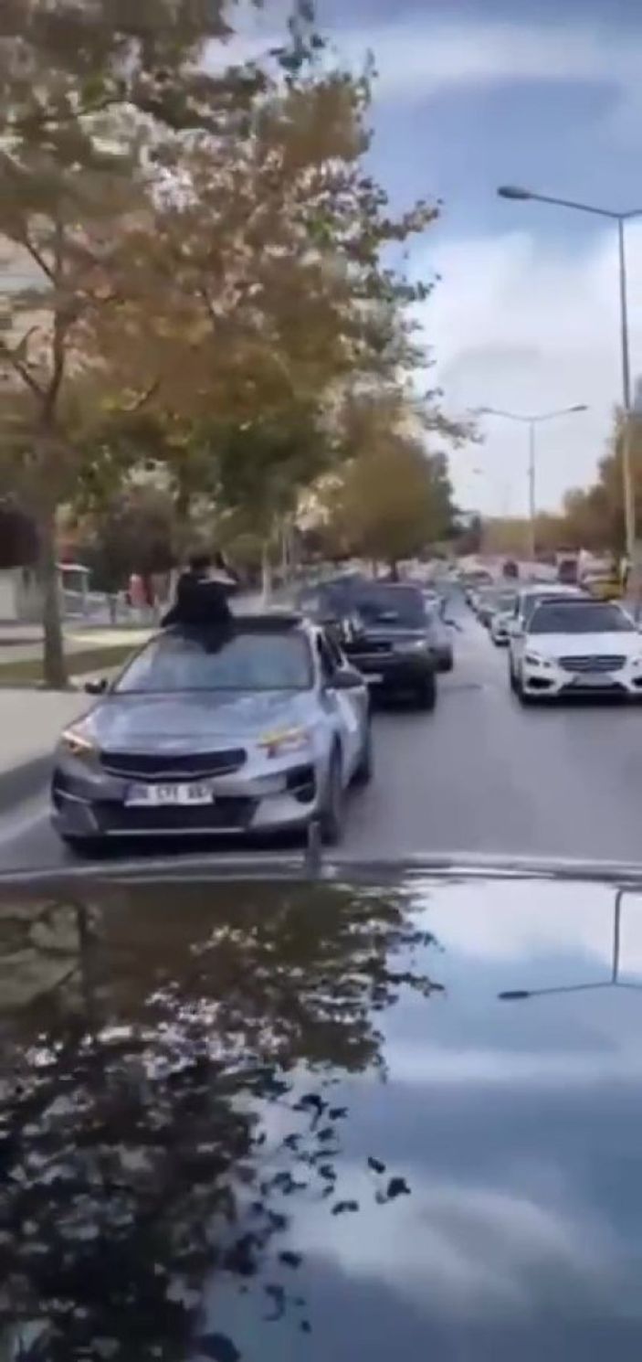 Sultanbeyli'de konvoy dehşeti: Aracından dışarıya ateş açtı