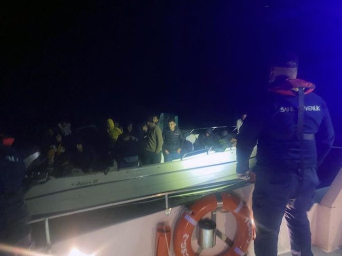 i Muğla’da 72 düzensiz göçmen kurtarıldı