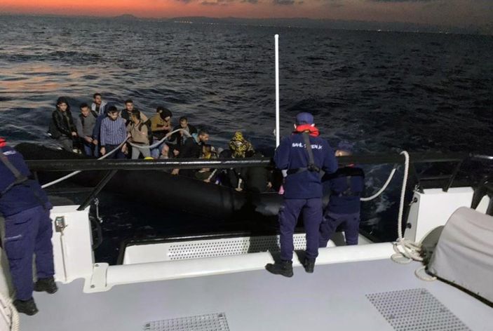 i Muğla’da 72 düzensiz göçmen kurtarıldı