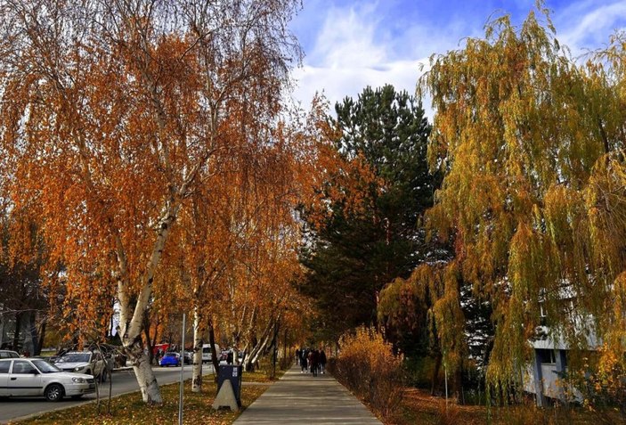 Erzurum sonbaharda güzelliği ile büyüledi