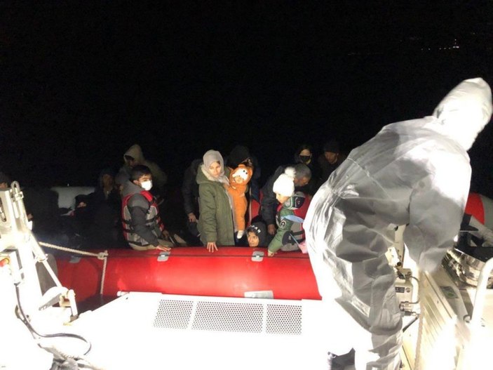 Çanakkale’de 181 düzensiz göçmen kurtarıldı