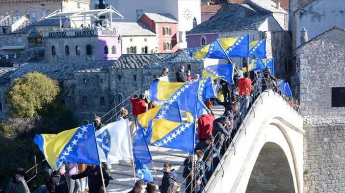 Tarihi Mostar Köprüsü'nün yıkılışının 29'uncu yılı