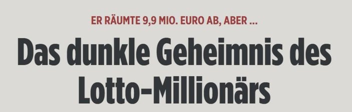 Almanya'da Kürşat Yıldırım, lotodan 10 milyon euro kazandı