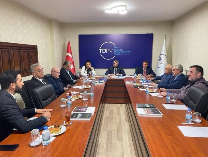 Cemil Çiçek'ten Türk Dünyası Parlamenter Vakfı'na (TDPV) ziyaret