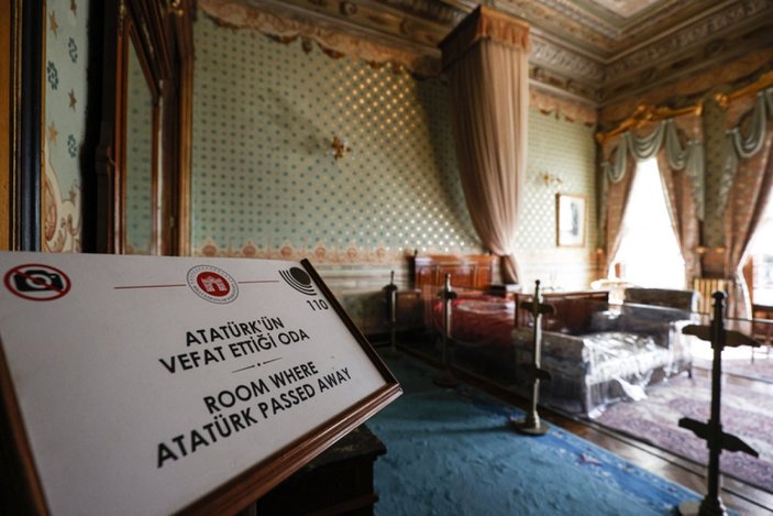 Atatürk'ün hayatını kaybettiği Dolmabahçe Sarayı yenilenmiş haliyle ziyarete hazır