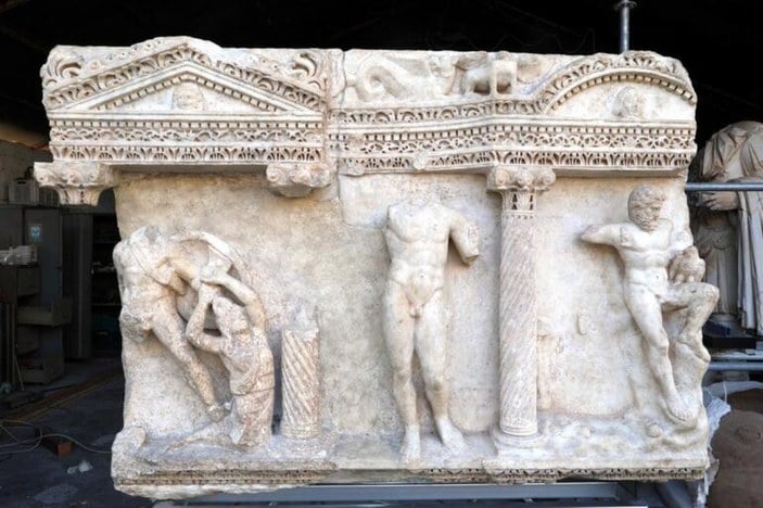 Roma İmparatoru Verus'un bronz heykeli ABD'den Türkiye'ye iade edildi