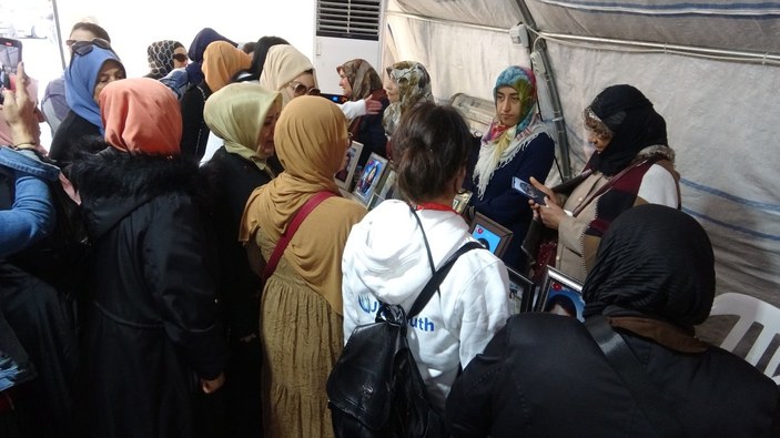 Evlat nöbetine Gaziantep'ten bir aile daha katıldı