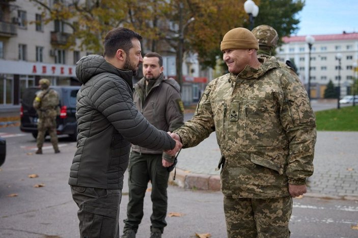 Vladimir Zelensky, Herson'u ziyaret etti