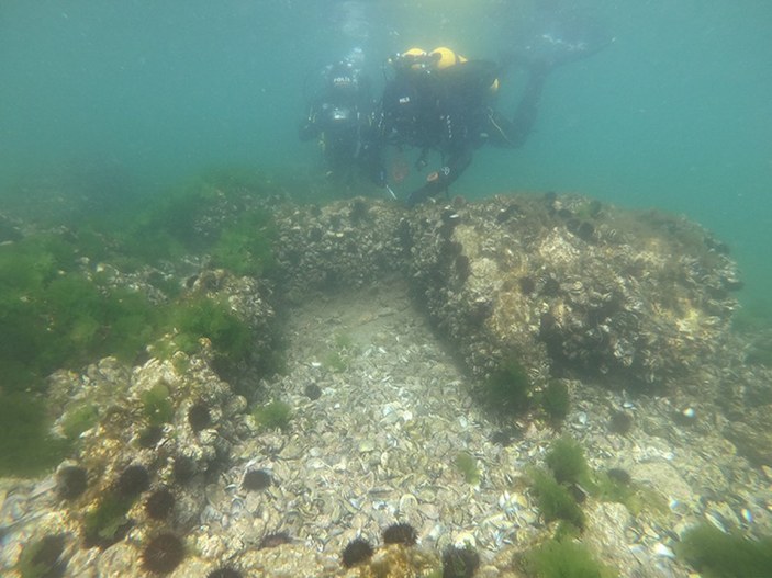 Denizin dibinde 2 bin yıllık antik kent kalıntıları