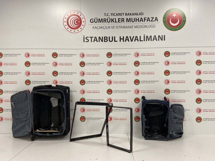 İstanbul Havalimanı'nda demir çubuklara gizlenmiş kokain bulundu