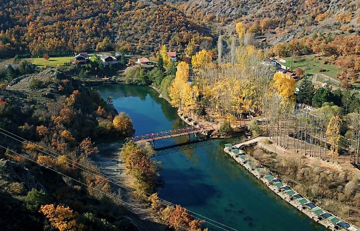 Harami Yaylası, sonbahar renklerine büründü