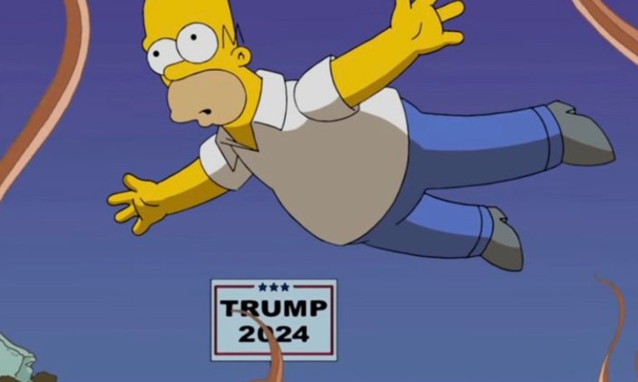 Simpsonlar, Donald Trump’ın başkan adaylığını tahmin etti 