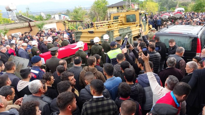 Şehit Sinan İnak, memleketinde toprağa verildi