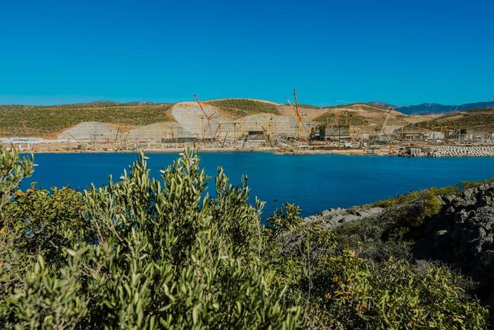 Türkiye'nin ilk nükleer güç santrali Akkuyu’da çalışmalar sürüyor