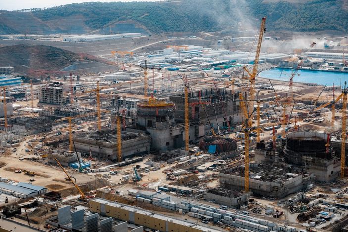 Türkiye'nin ilk nükleer güç santrali Akkuyu’da çalışmalar sürüyor